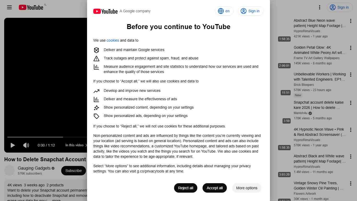 How to Delete Snapchat Account - 2026 - YouTube